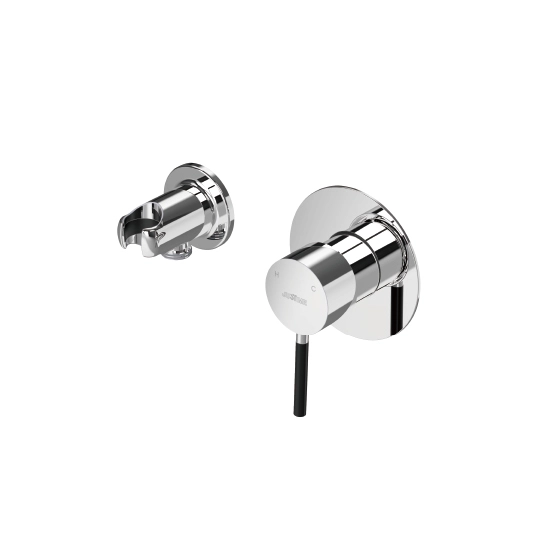 Wall mounted shower faucet set